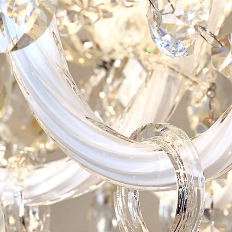Candlestick Crystal Wall Light