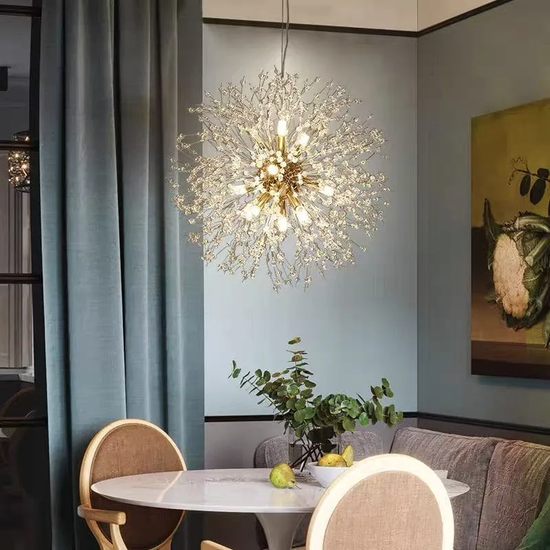 Crystal Dandelion Chandelier