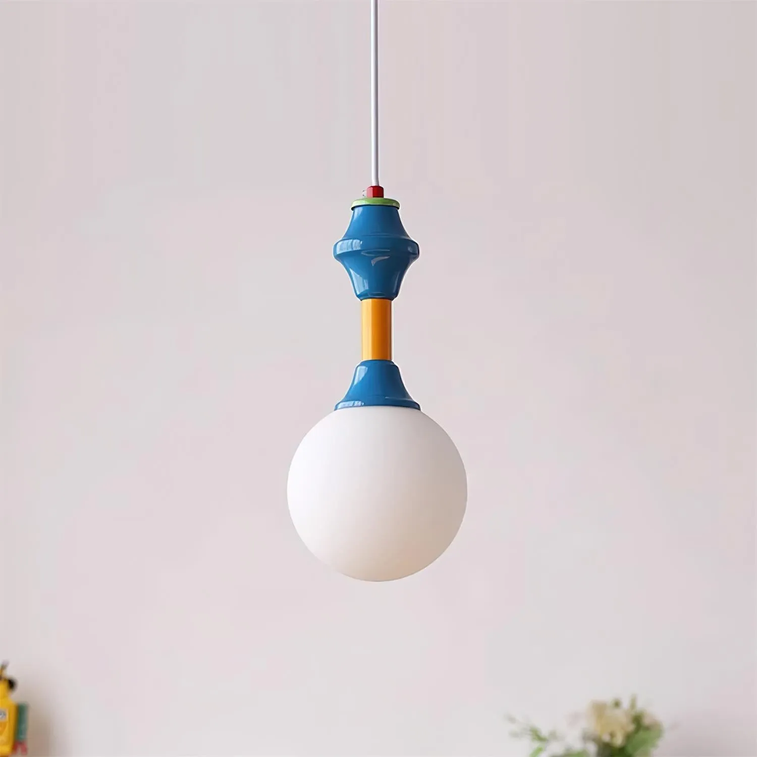 French Blue And White Atmosphere Pendant lamp M93