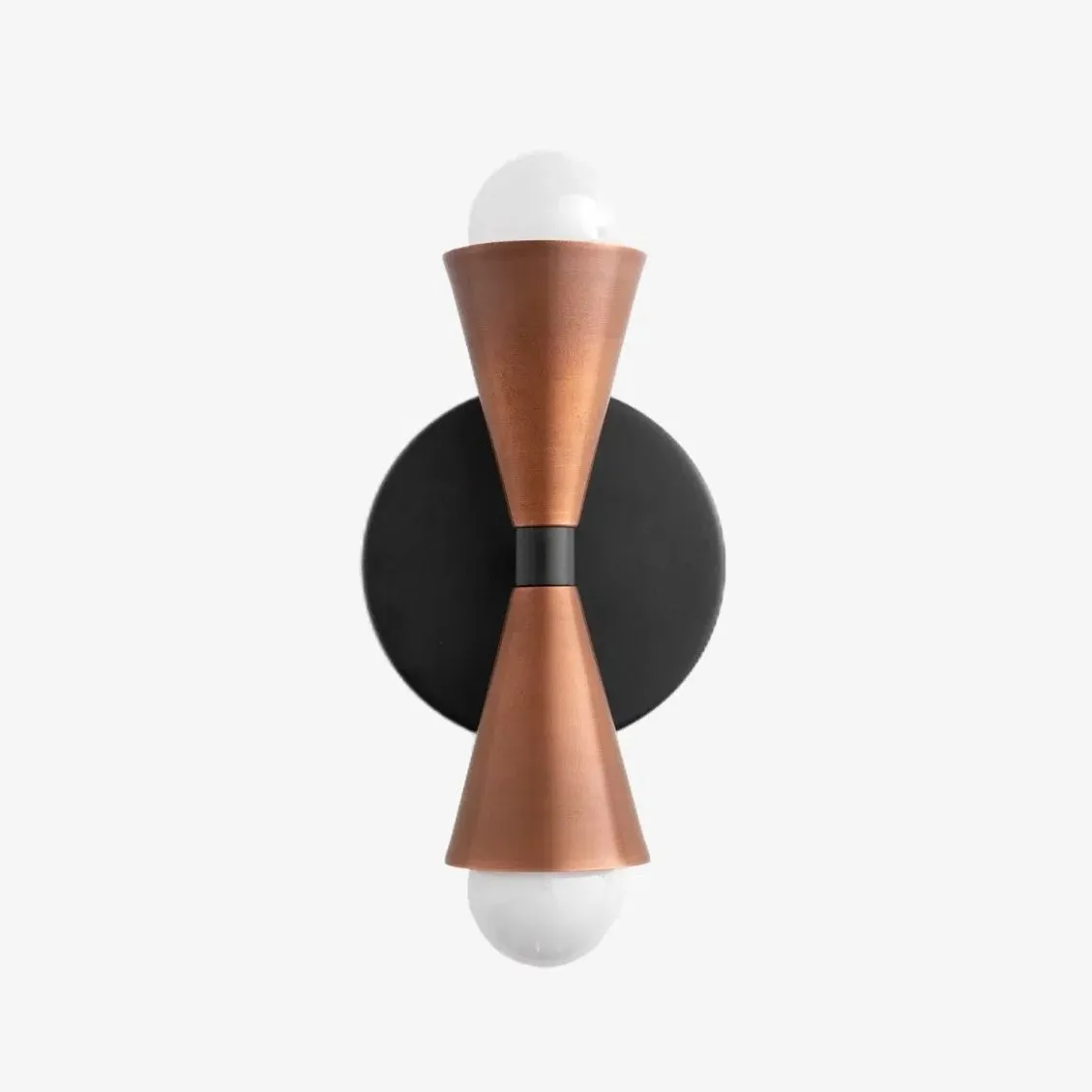 Pyralis  Cone Shade  Double Wall Light - Contemporary Living Room Glow T334