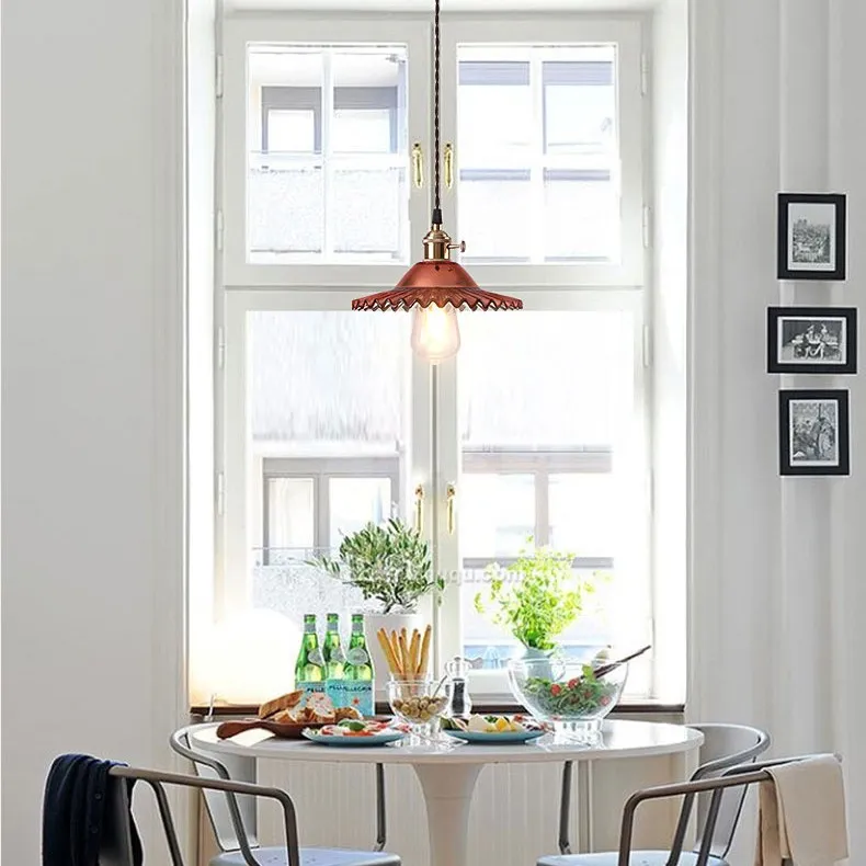 Exotic Vintage Glass Pendant Light