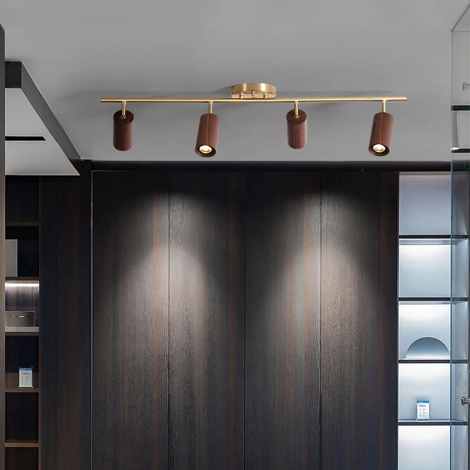 Fashion Wooden Modern Track Lighting M12