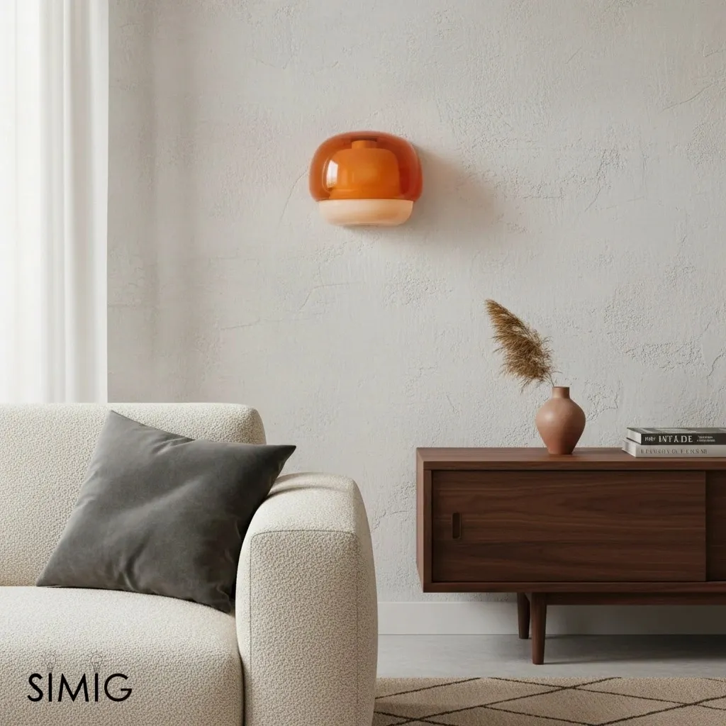 Clinco Layered Glass Wall Sconce for Warm Ambient Lighting S236