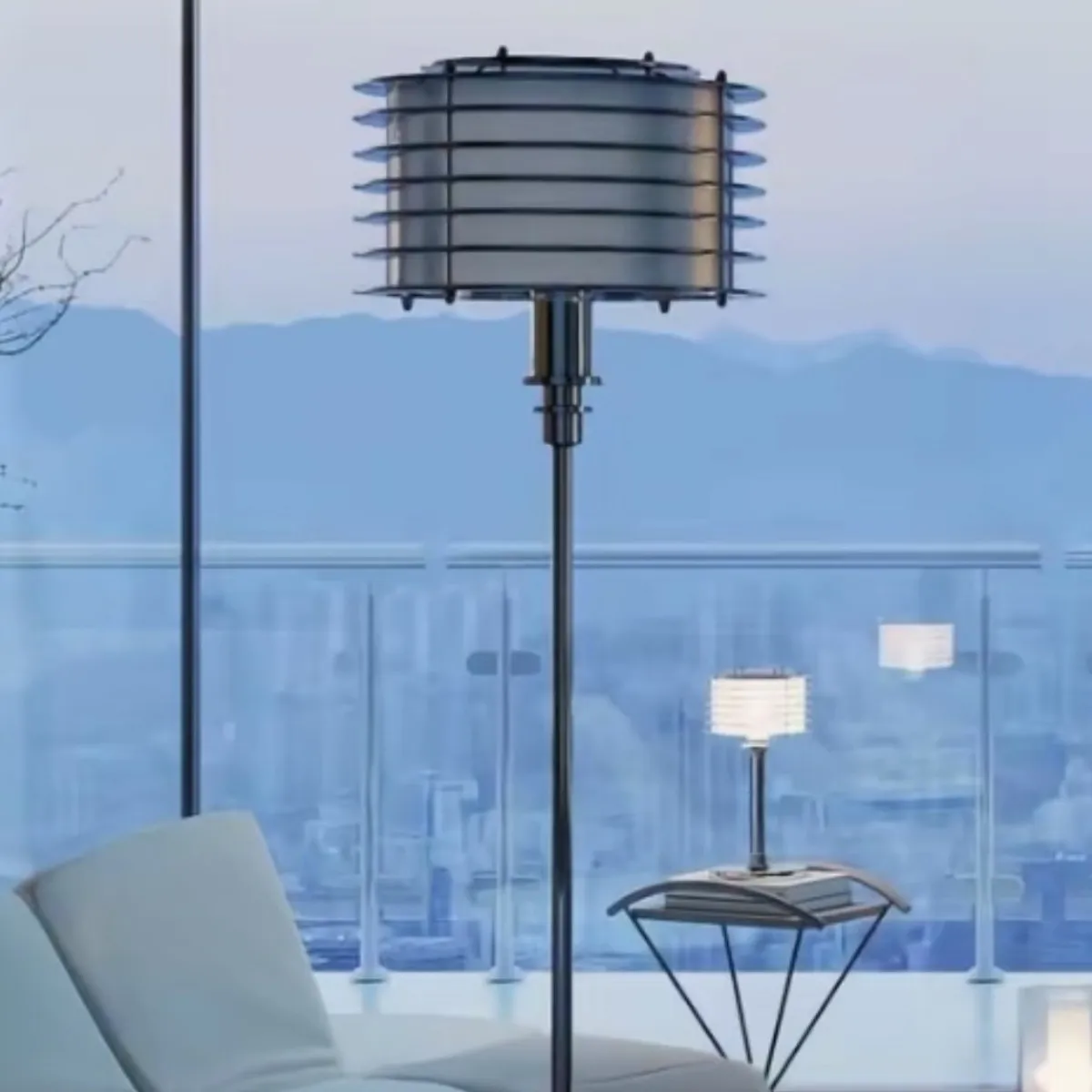 Modern Layered Lamps in Stainless Steel – Table & Floor Options S257