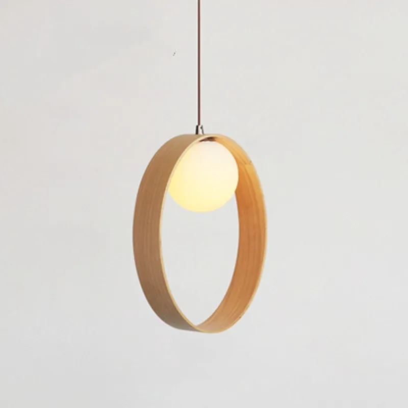 RING Wooden Pendant Light