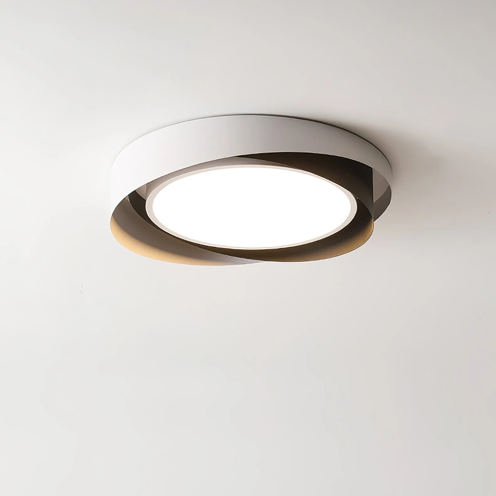 Nordic Style Modern Minimalist Wave Pattern Ceiling Lamp M424