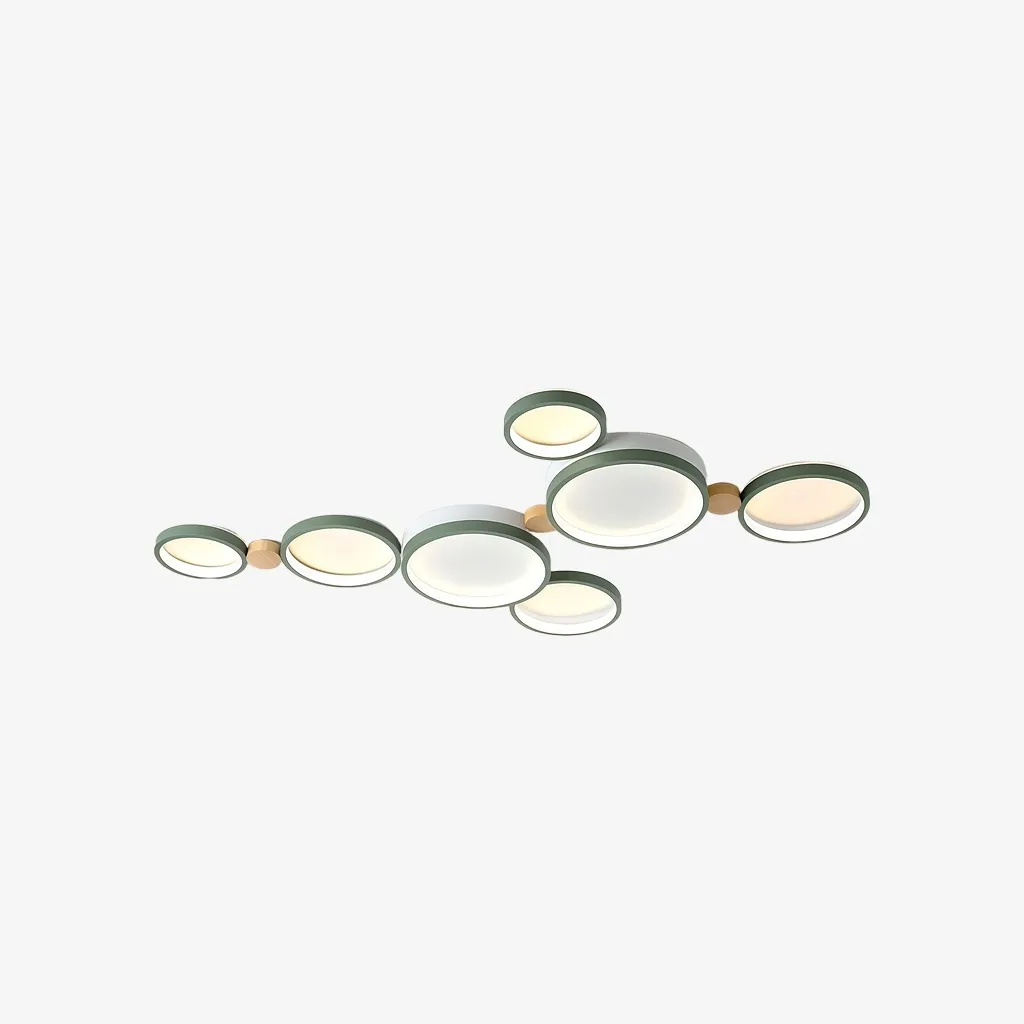 Modern LED Ceiling Lamp - Multi-Branch Design in Nordic Style for Living Room S381