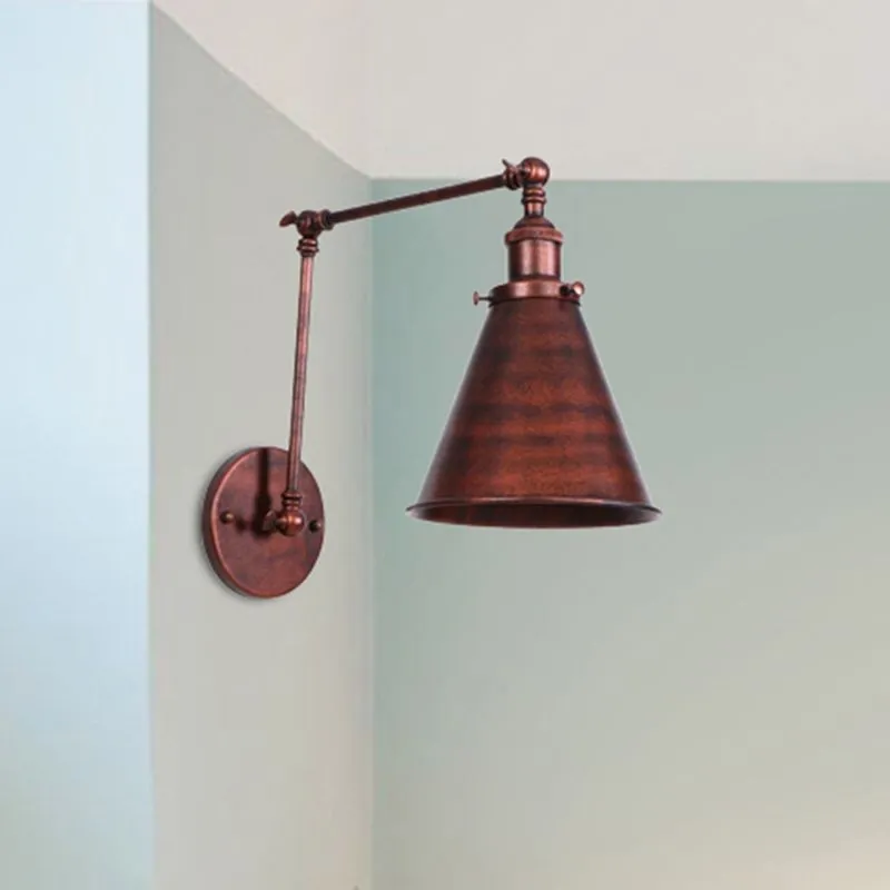 Industrial Style Adjustable Metal Wall Lamp G08