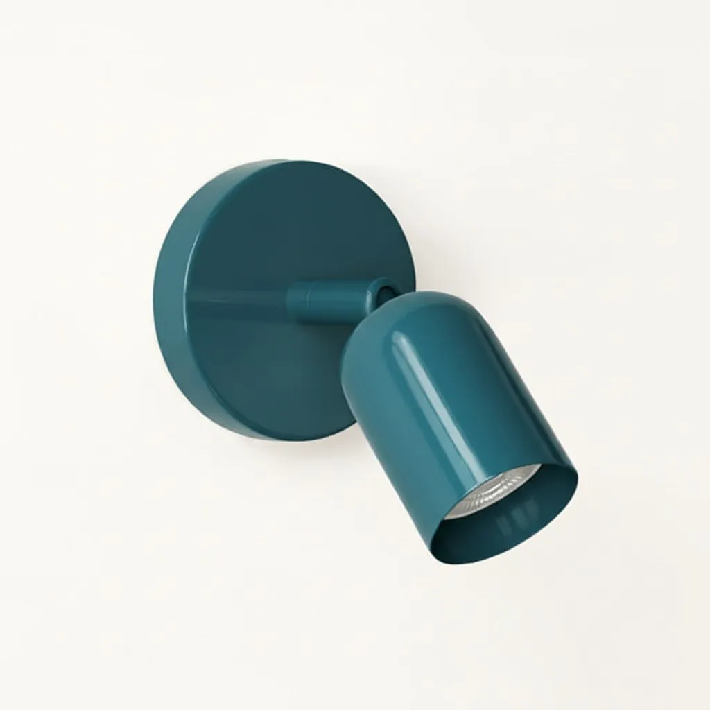 Solid Color Wall Sconce - Modern Bauhaus LED Bedside Lighting Interior S169