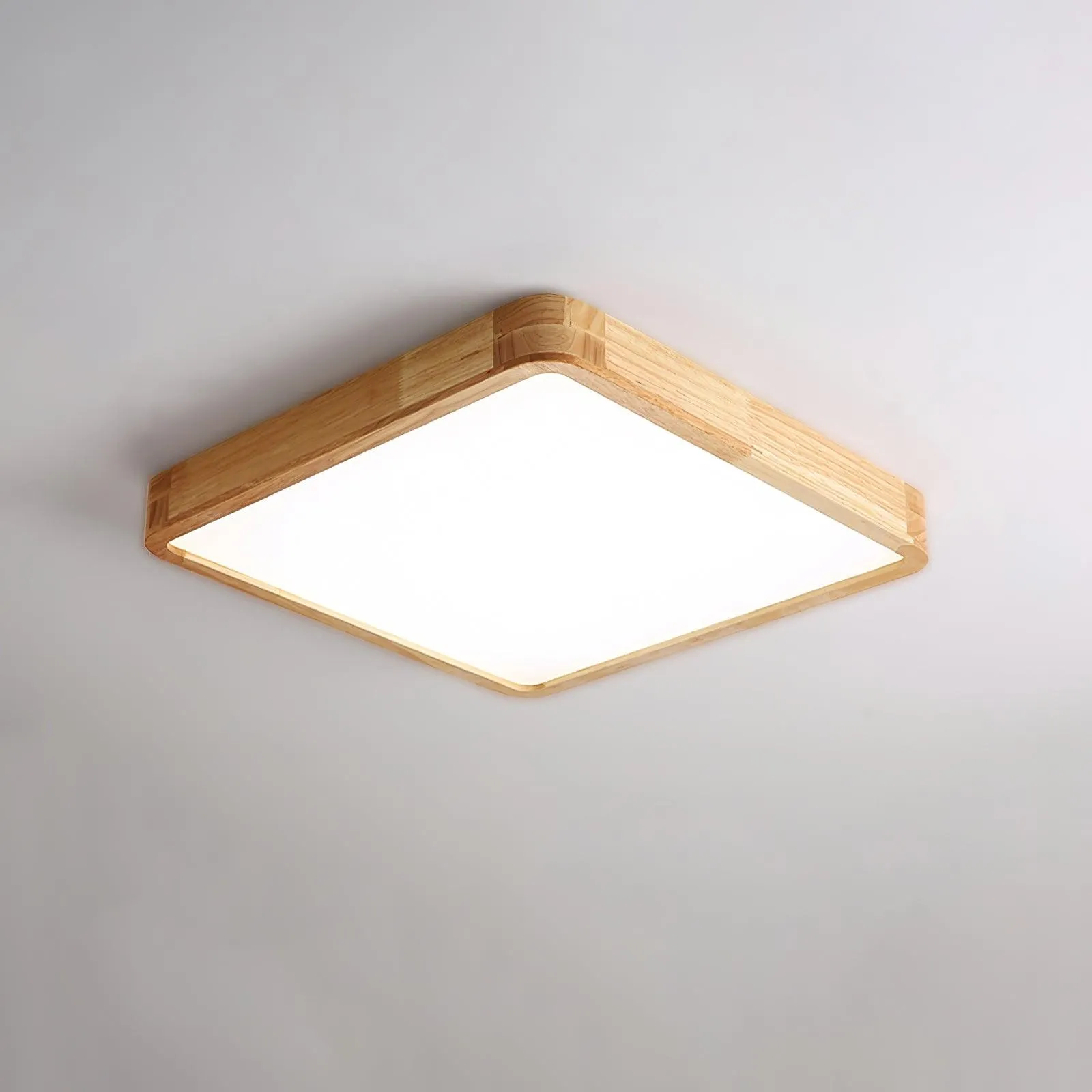 Wooden Geometric Ceiling Light M194