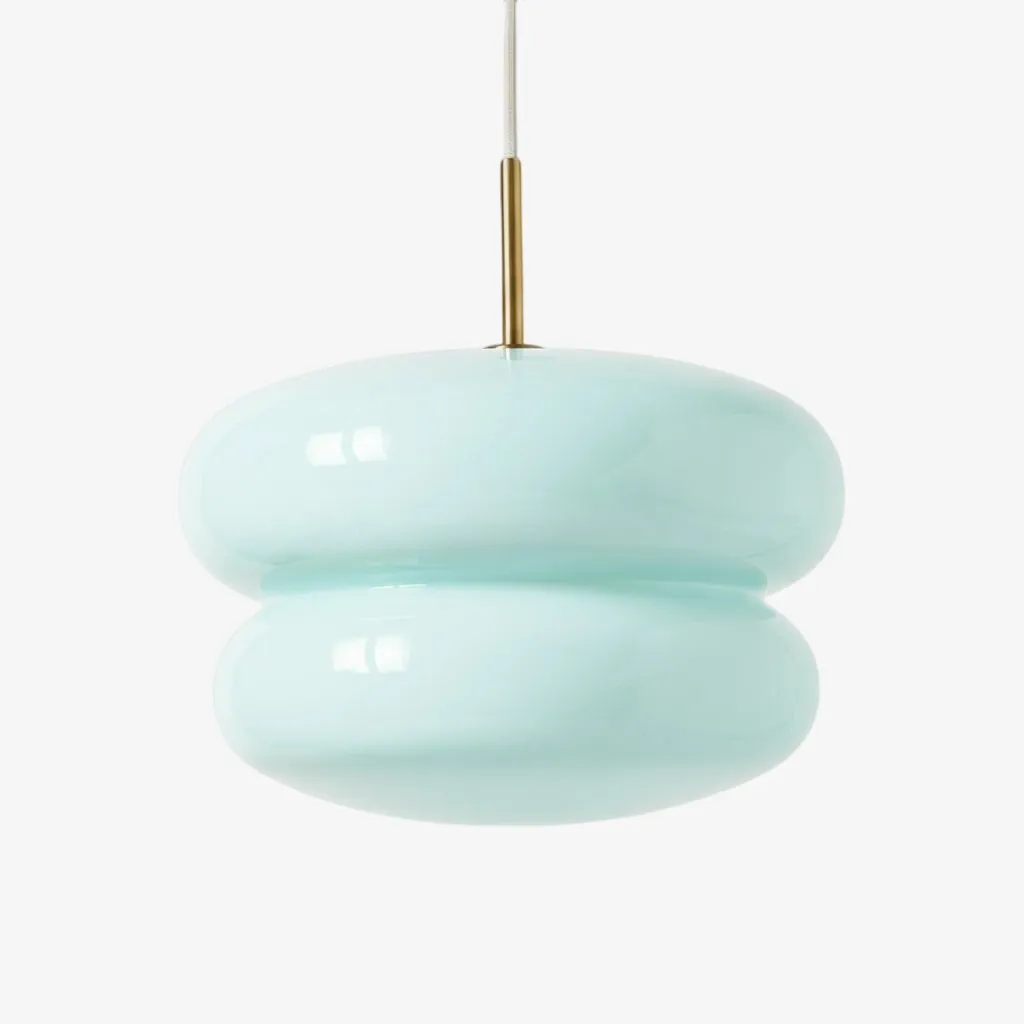 Orra Opal Glass Dome Pendant - Modern Hanging Light for Kitchen T421