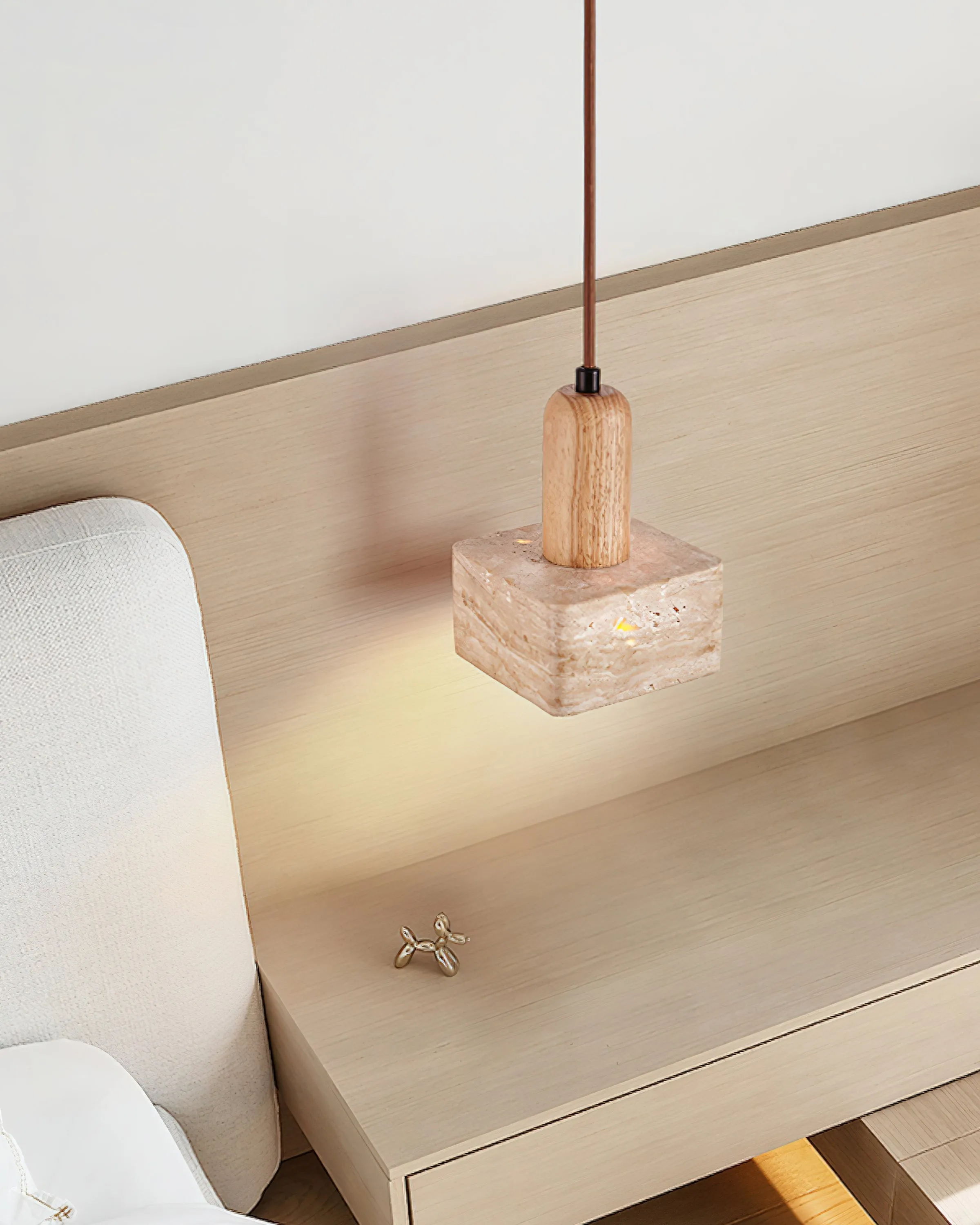 Simple Elegant Square Rectangular Pendant Lamp M94