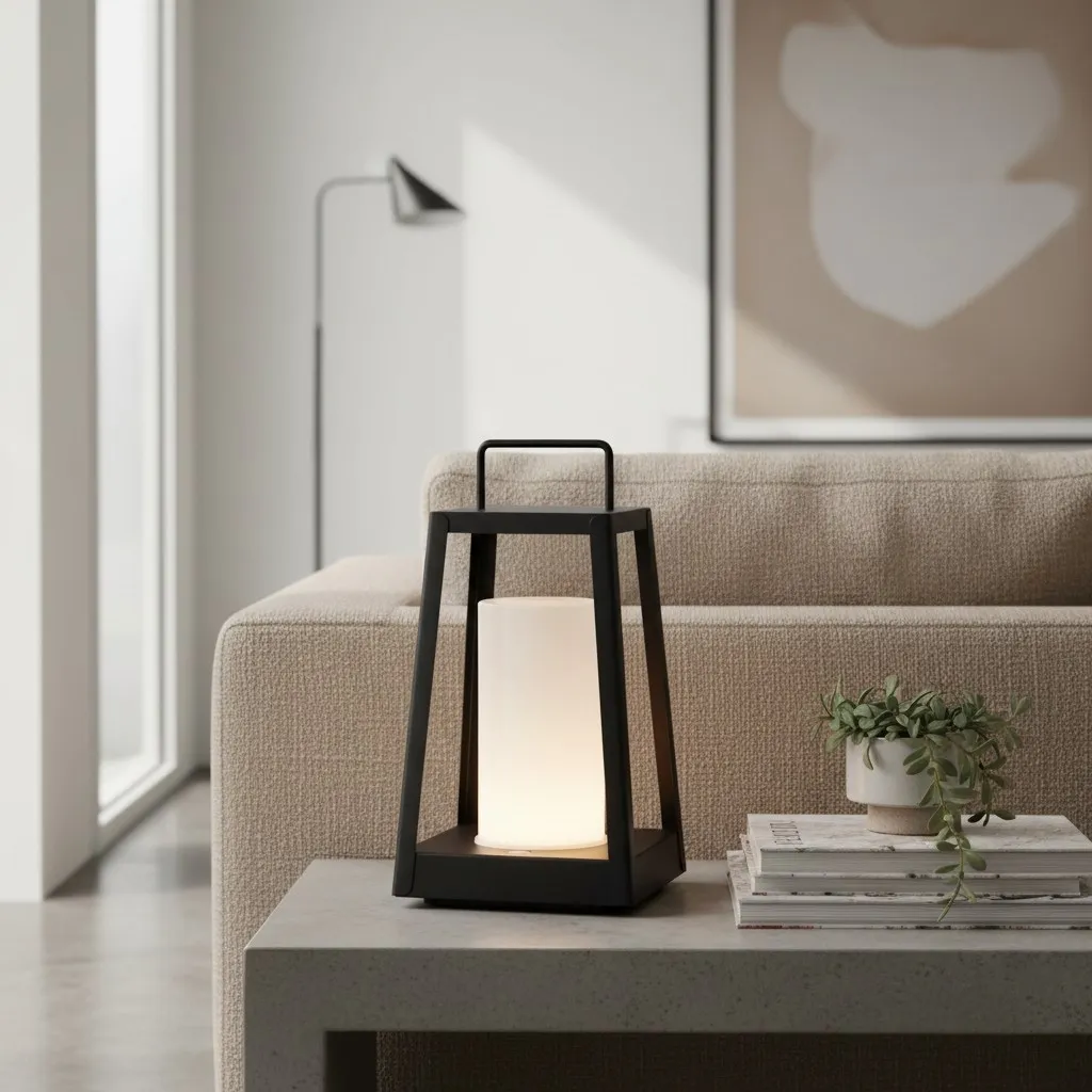Ambulux Outdoor Portable Lamp - Compact Lantern Aesthetic for Camping or Dining T992