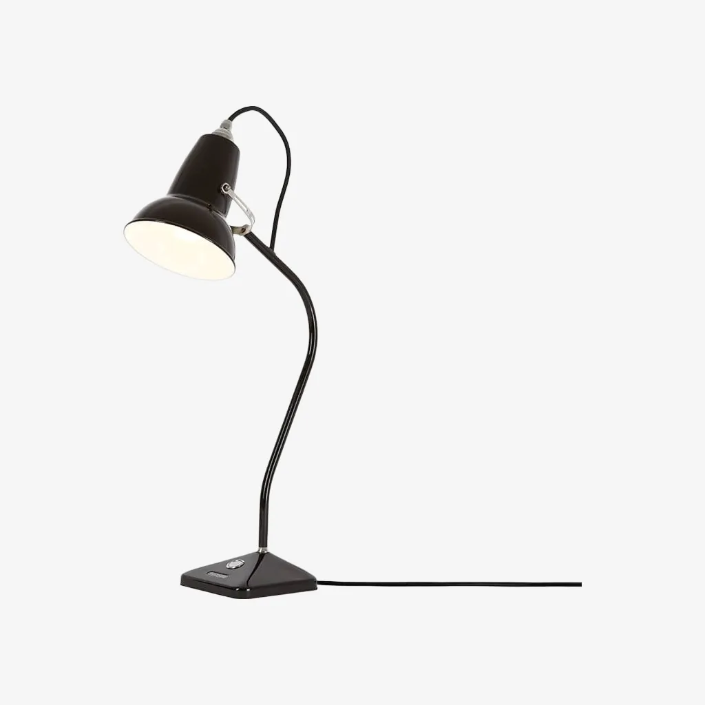 Modryx Pyramid Base Mini Table Lamp - Vintage Metal for Office T574