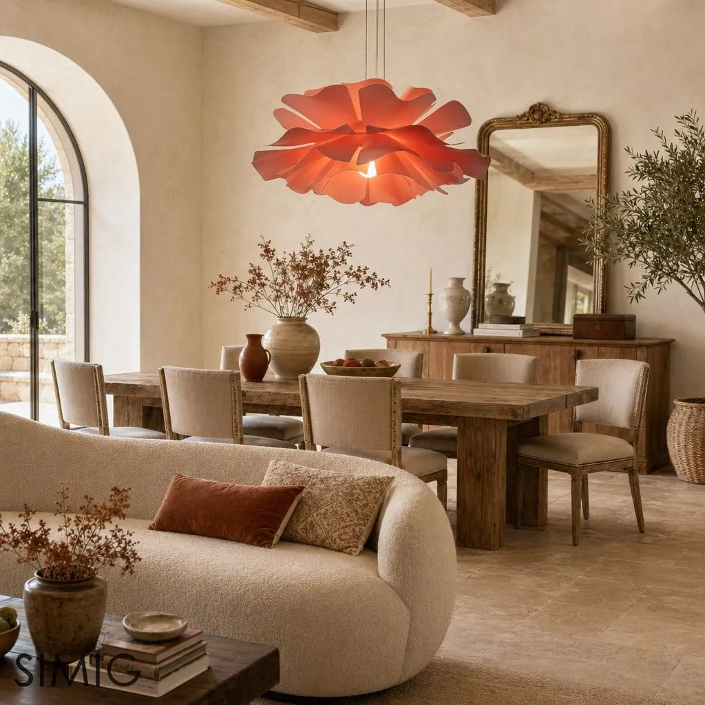 Flower Petal Pendant Light Modern Design - Dining Room Lighting S131