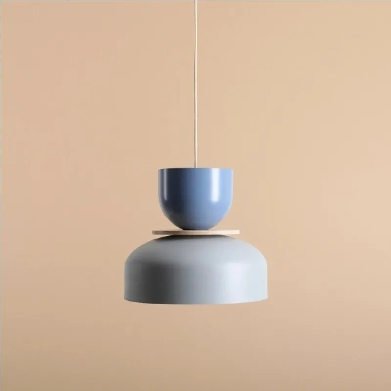 Modern Dual‑Shade Pendant Lamp With Scandinavian Style S227