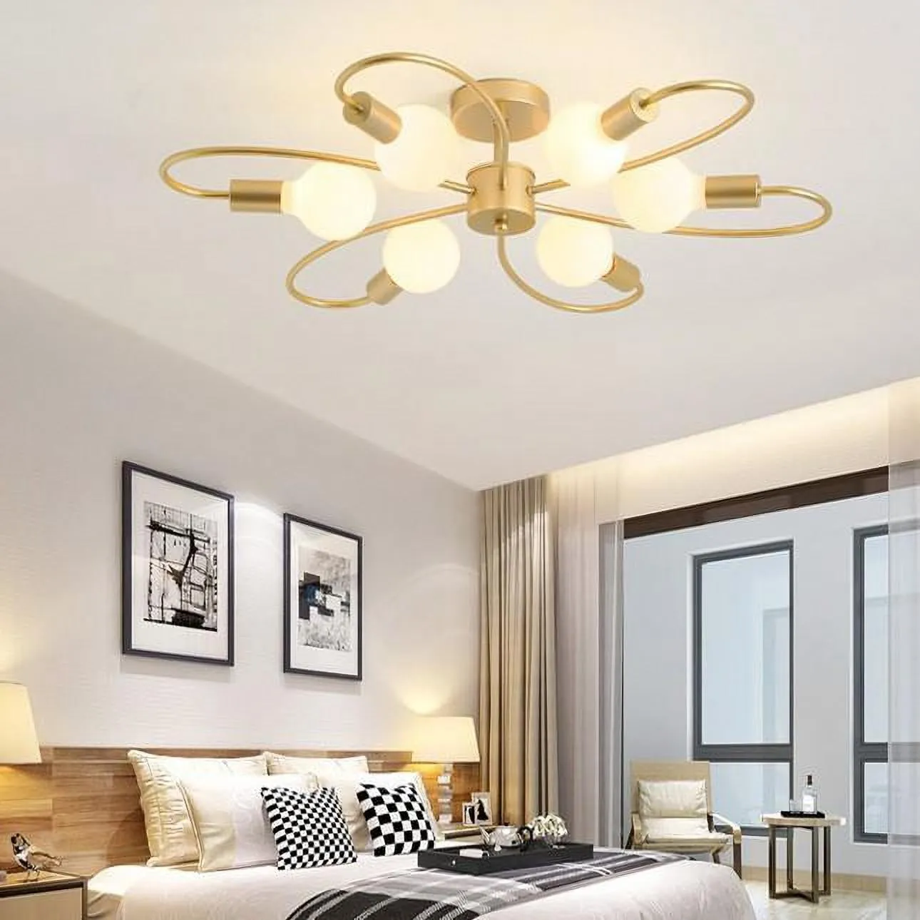 Flower Pattern Ceiling Light