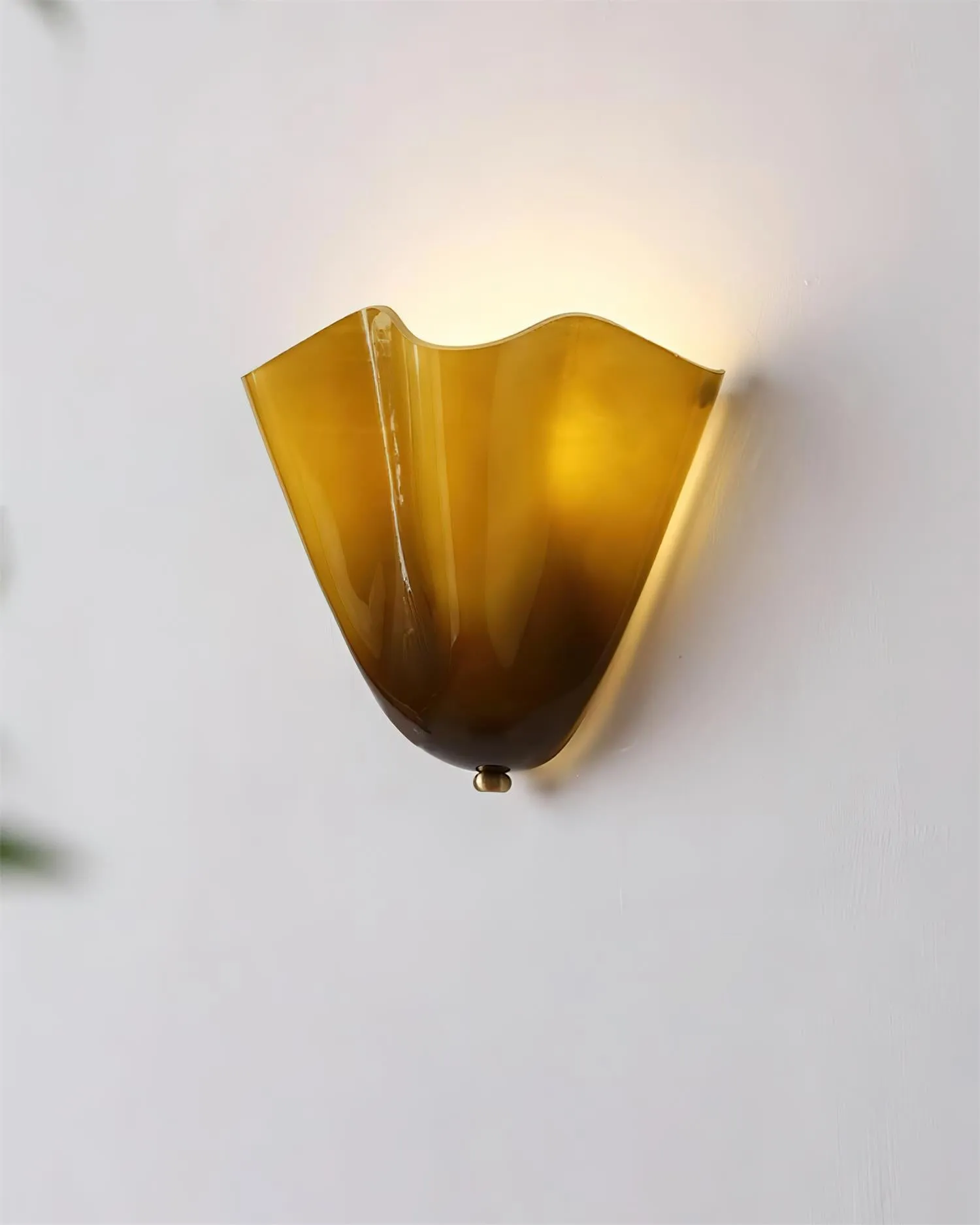Bellina Modern Glass Wall Sconce - Ambient Lighting for Hallway P075