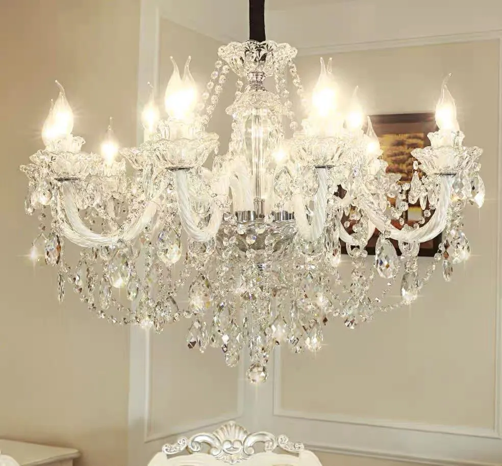 Candlestick Crystal Chandelier
