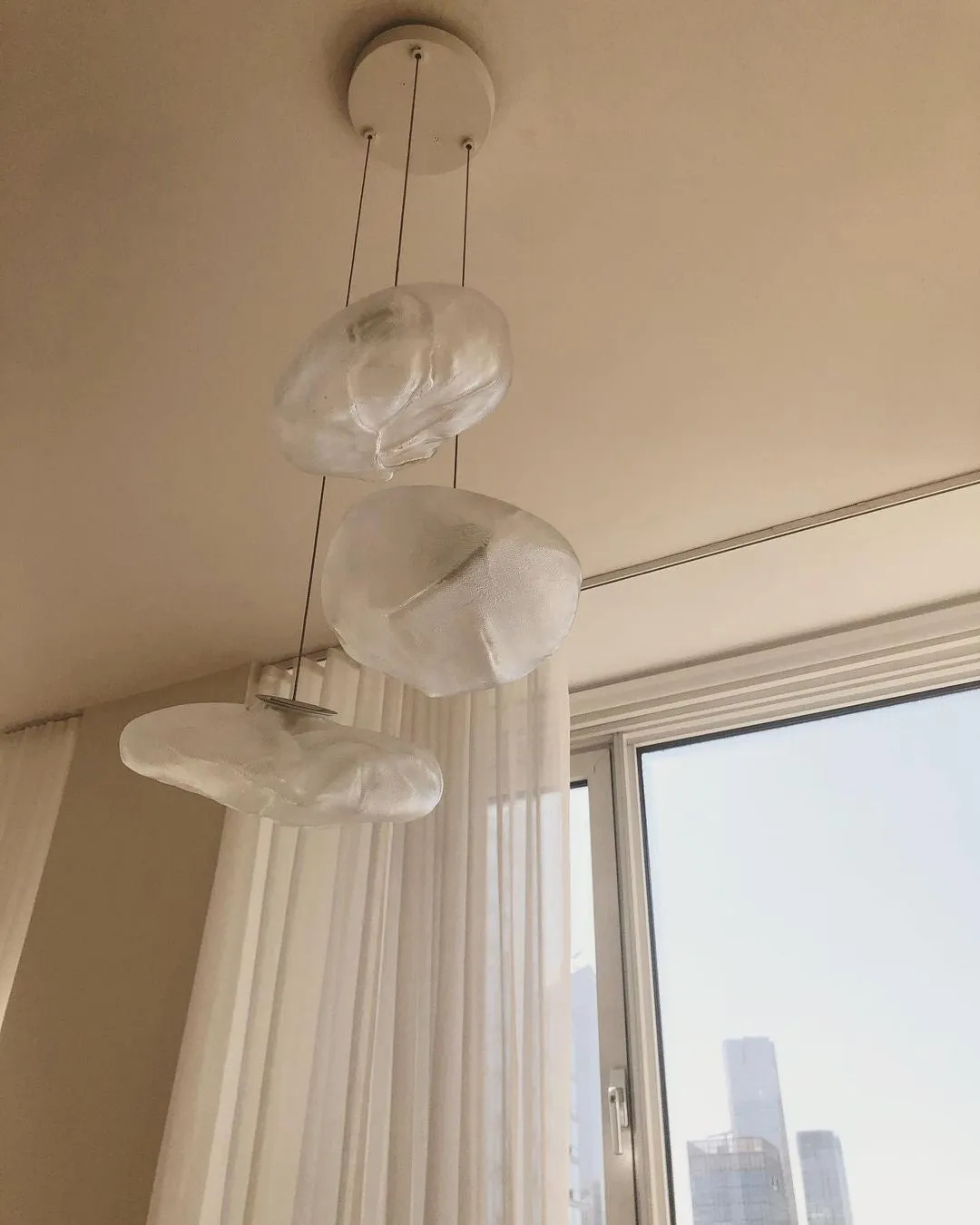 Multi-Head Irregular Glass Bubble Chandelier M79