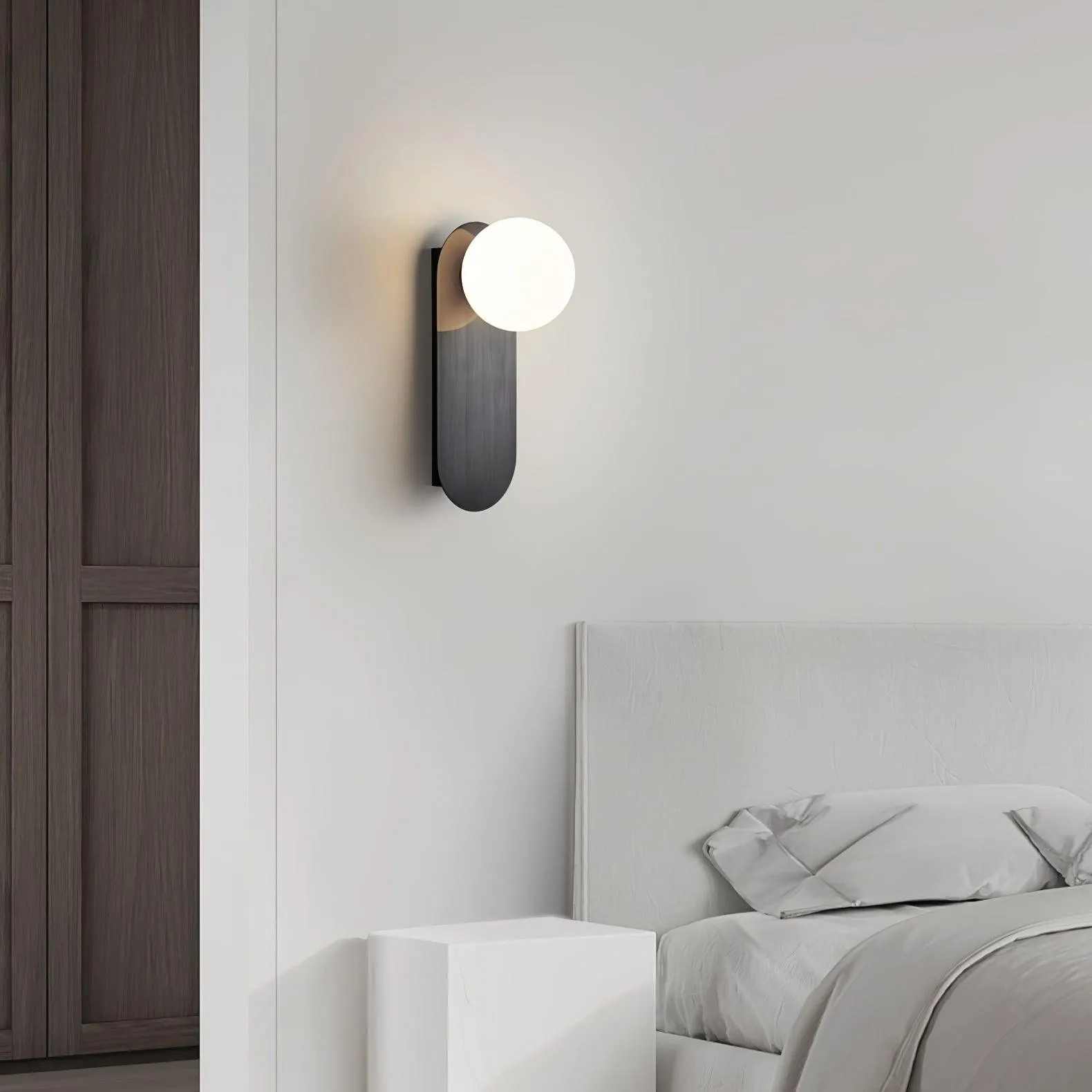 Modern Glass Base Sconce M280
