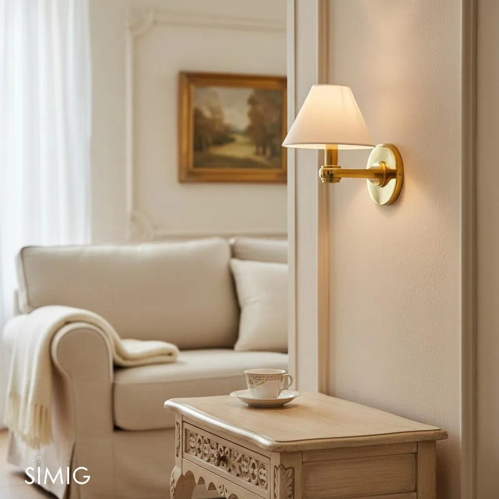 Modern Metal Wall Sconce – Adjustable Arms for Hallways T424