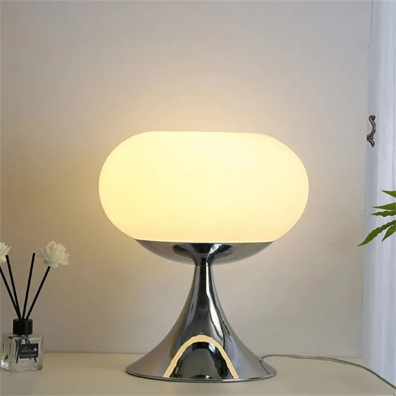 Lollora Bauhaus Apple Glass Table Lamp — Modern Desk & Bedside S171