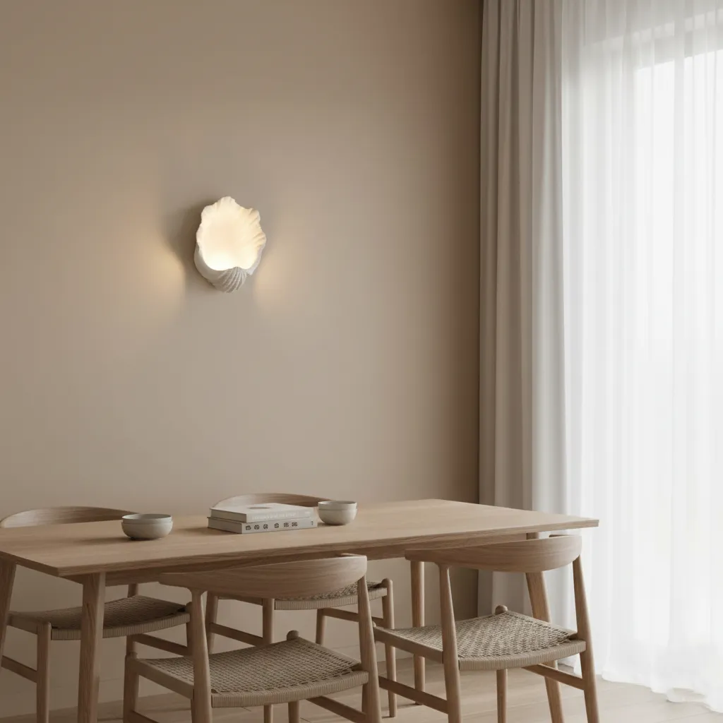 Selka Scallop Nordic Resin Wall Lamp T2192