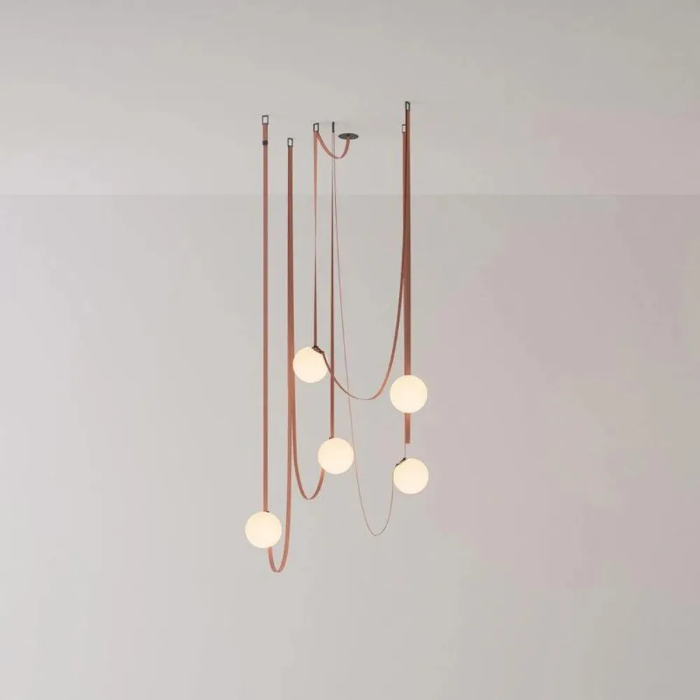 Flexible Belt-Style Pendant Lamp for Customizable Ambient Light S241