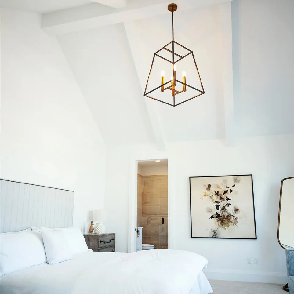 Trapezium Cage Pendant Light