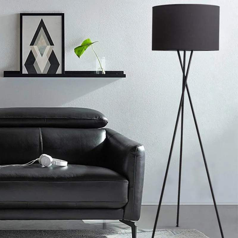 Modern Tripod Floor Lamp for Bedroom/Living Room