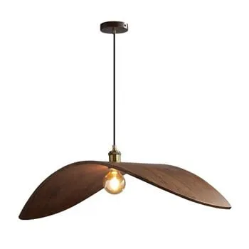 Wooden Dragonfly Pendant Light