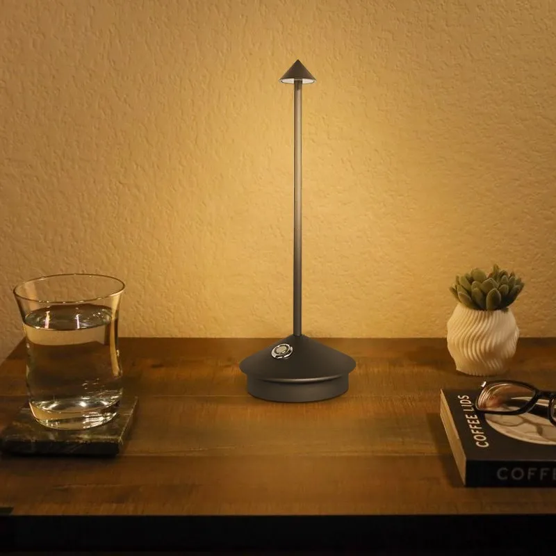 Glimma Rechargeable LED Table Lamp - Modern Portable Lamp for Living Room