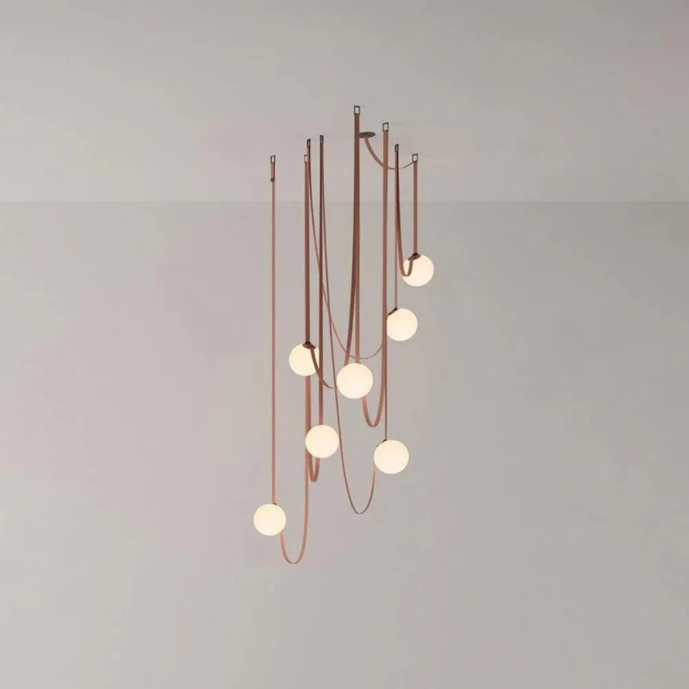 Flexible Belt-Style Pendant Lamp for Customizable Ambient Light S241
