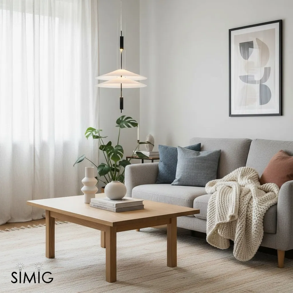 Plumeo Chandelier - Modern Layered LED Pendant for Living Room