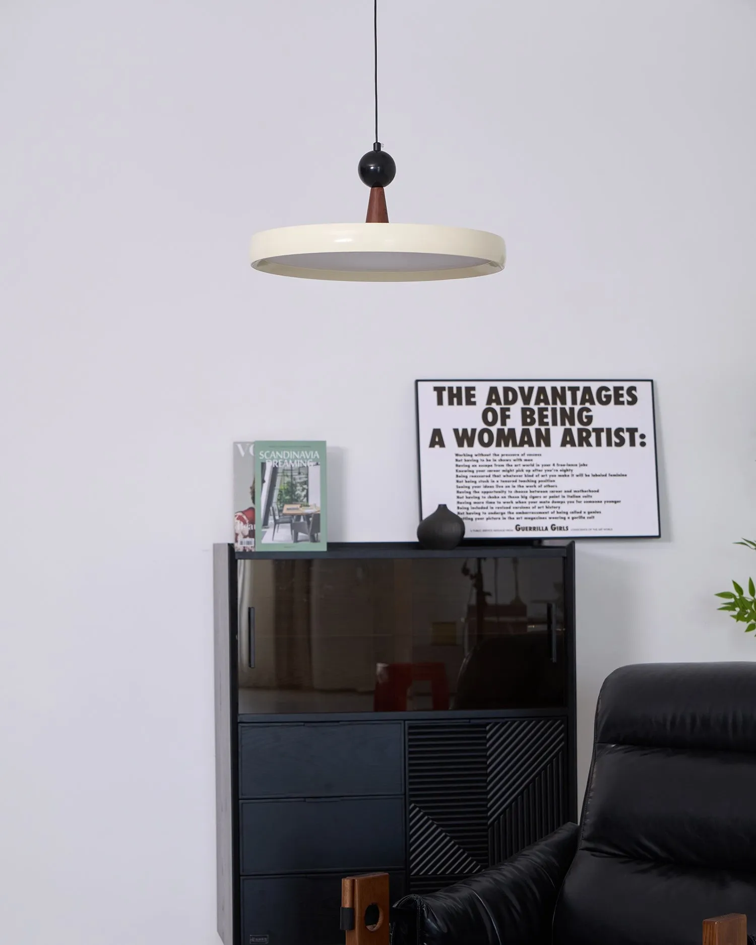 UFO Swing Arm Pendant Light P037