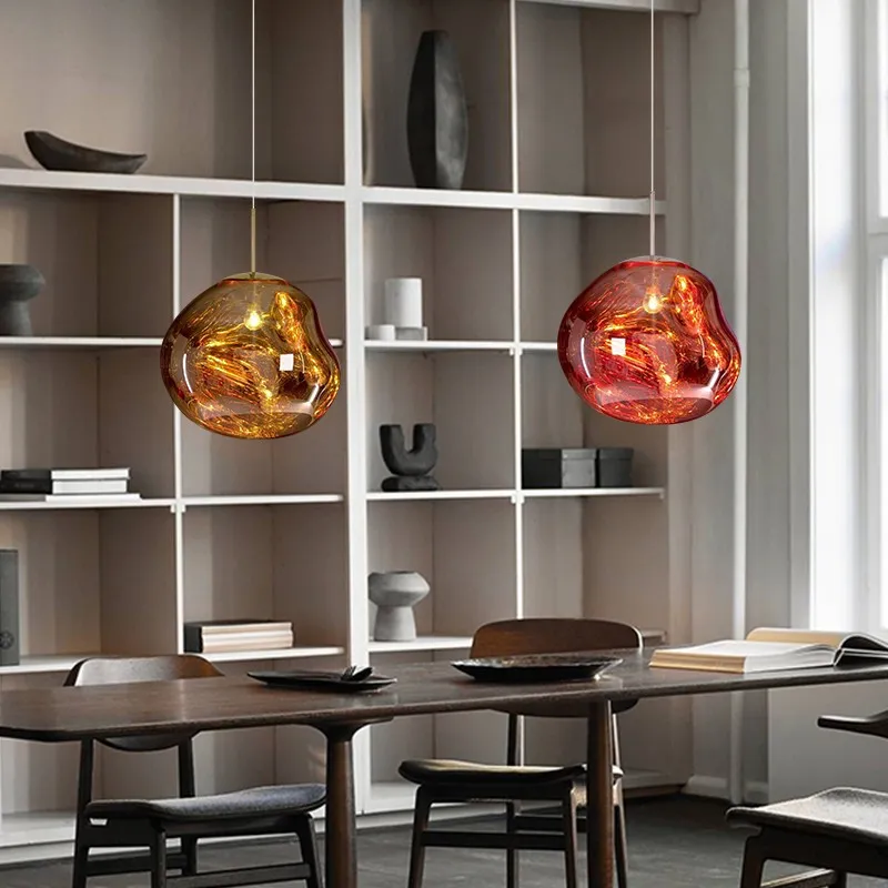 Dynamic Surface Pendant Light For Living Room S208