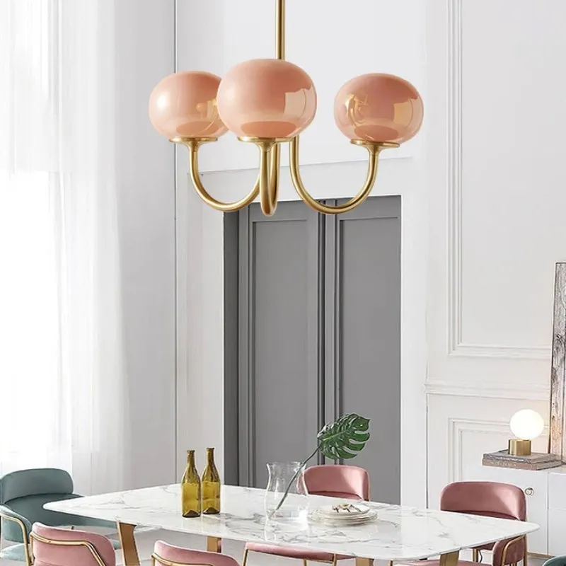 Bauhaus Glass Ball Marshmallow Chandelier S200