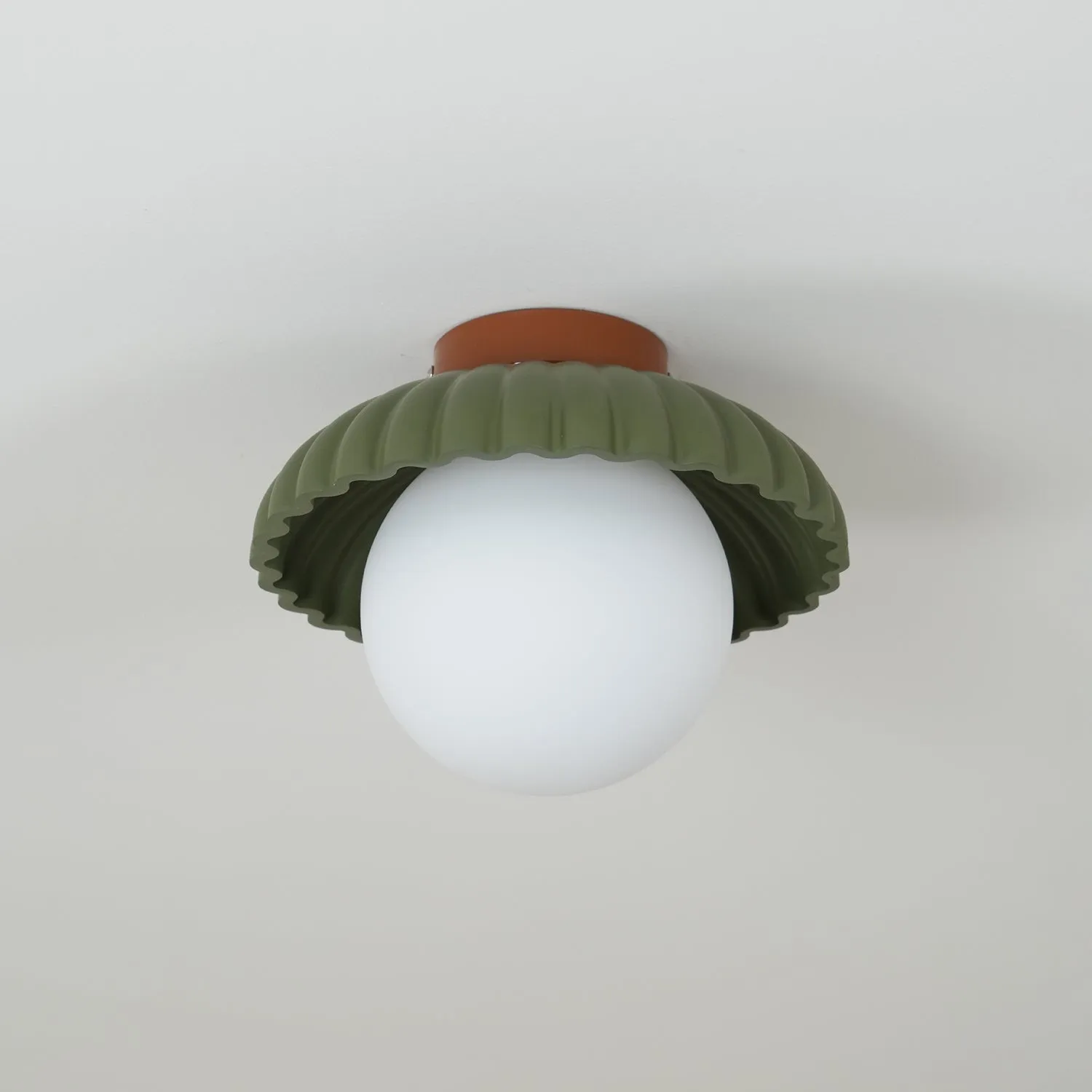 Alien Cream Glass Ceiling Light - Modern Nordic Ceiling Fixture M77