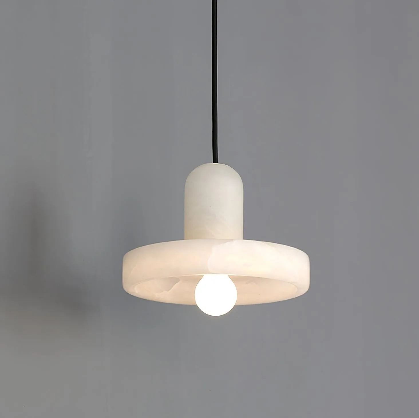 Elegant Creative White Alabaster Pendant Light G10