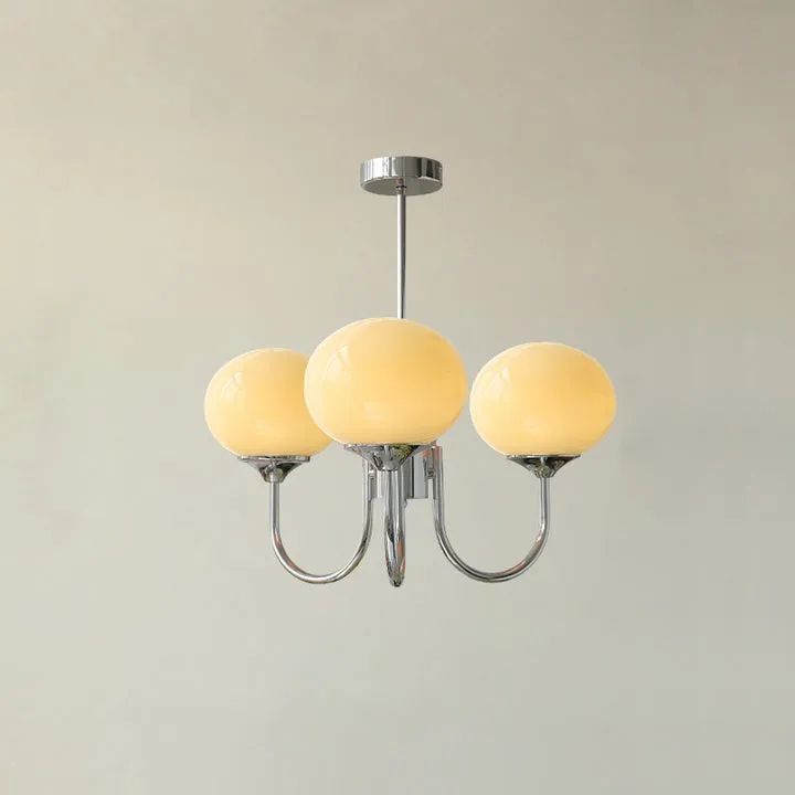 Bauhaus Glass Ball Marshmallow Chandelier S200