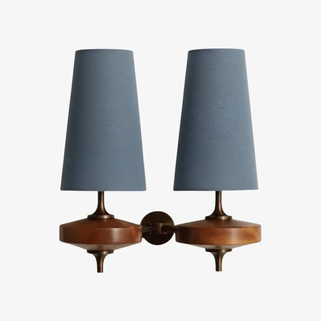 Chrona Rho Fabric Sculpt Wall Lamp - Artistic Contemporary Style T122