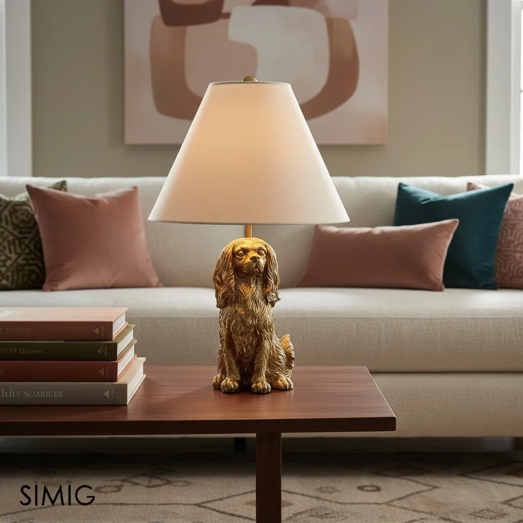 Pawdia Decorative Table Lamp – Cute Animal Design for Bedroom T195
