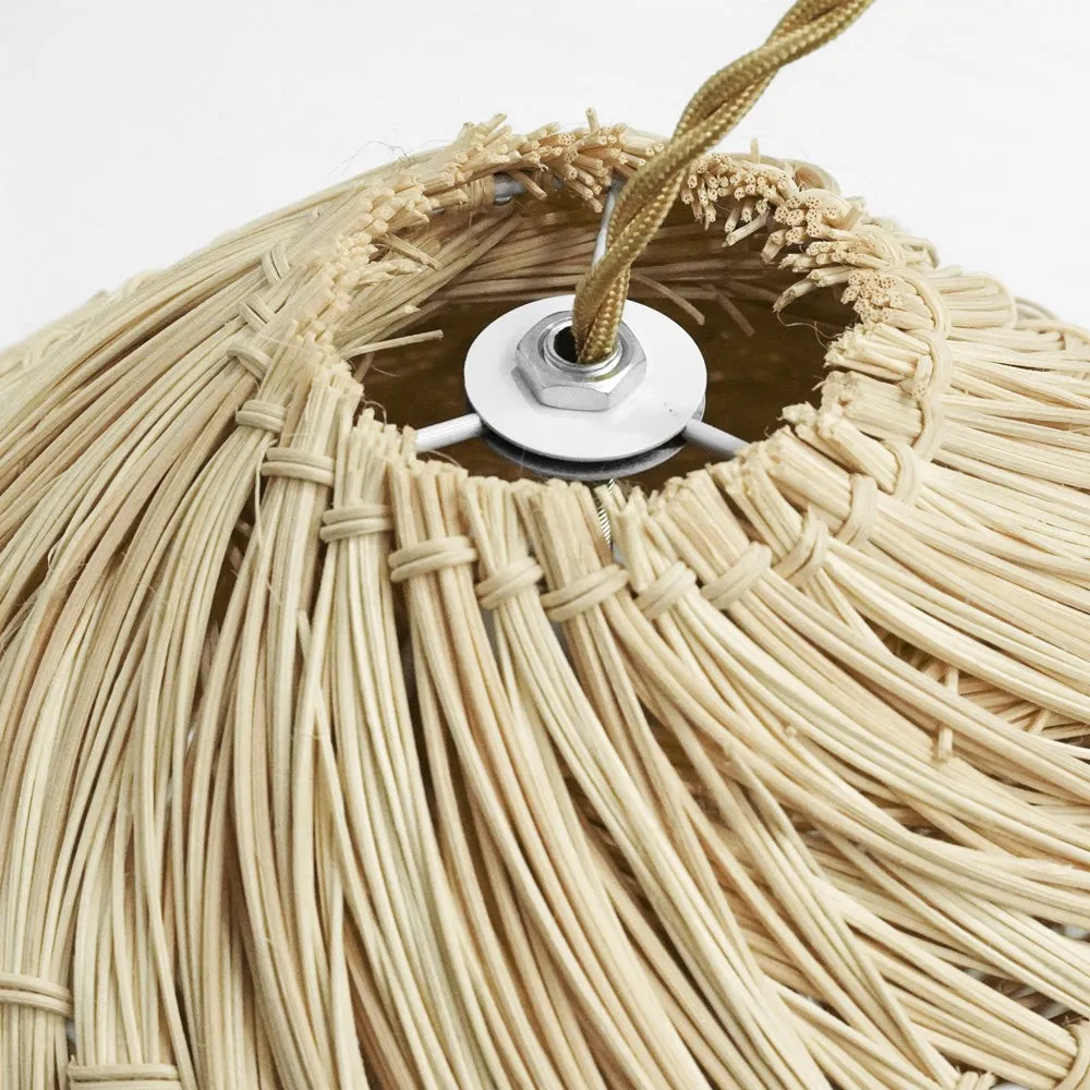 Natural Style Nest Rattan Pendant Lamp S72