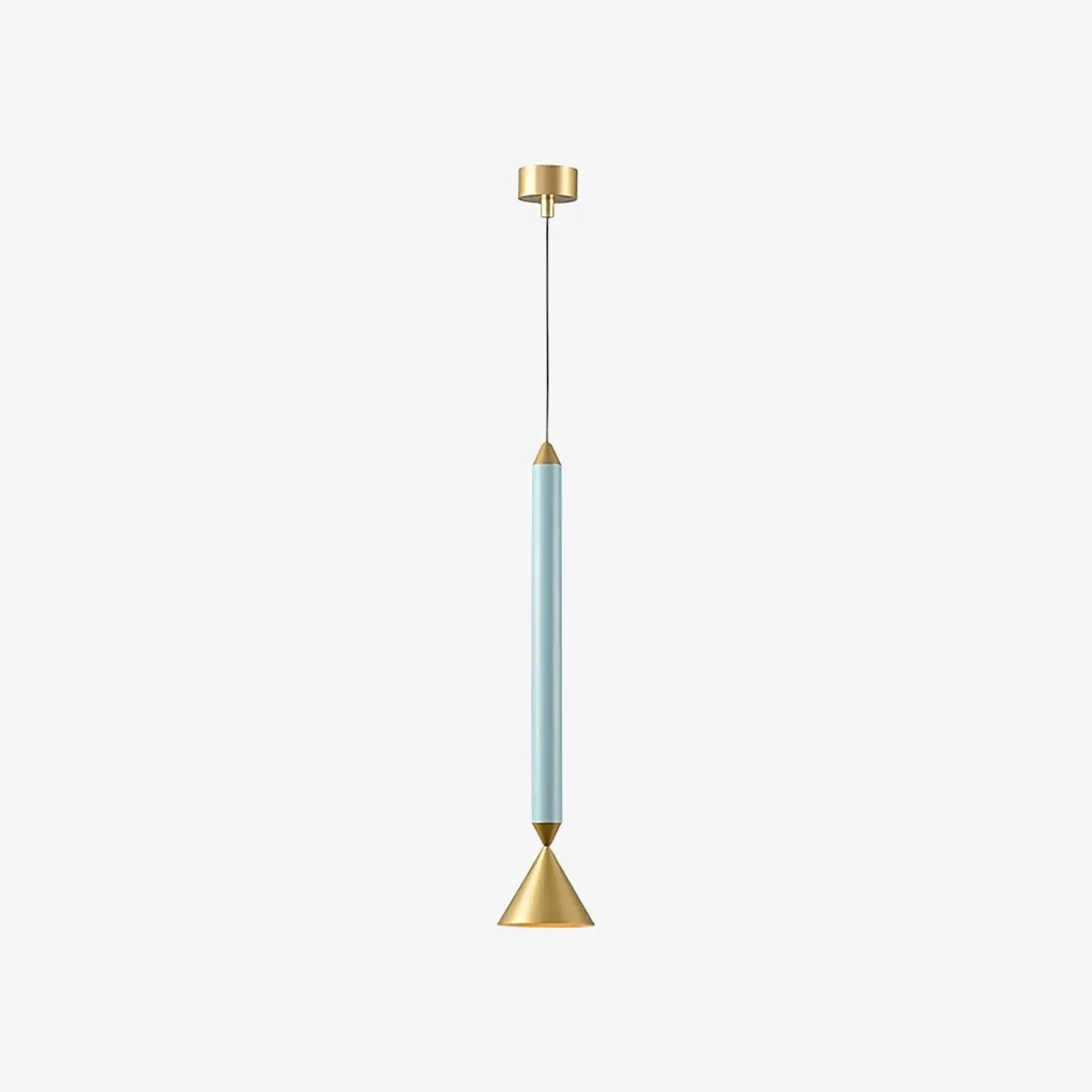 Vertara Minimal Cone Pendant Light – Sleek Architectural Hanging Lamp for Dining and Kitchen T1206