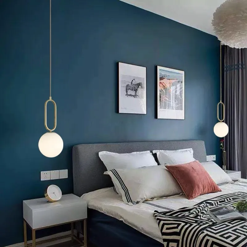 Large Minimalist Oval Ring Pendant Light