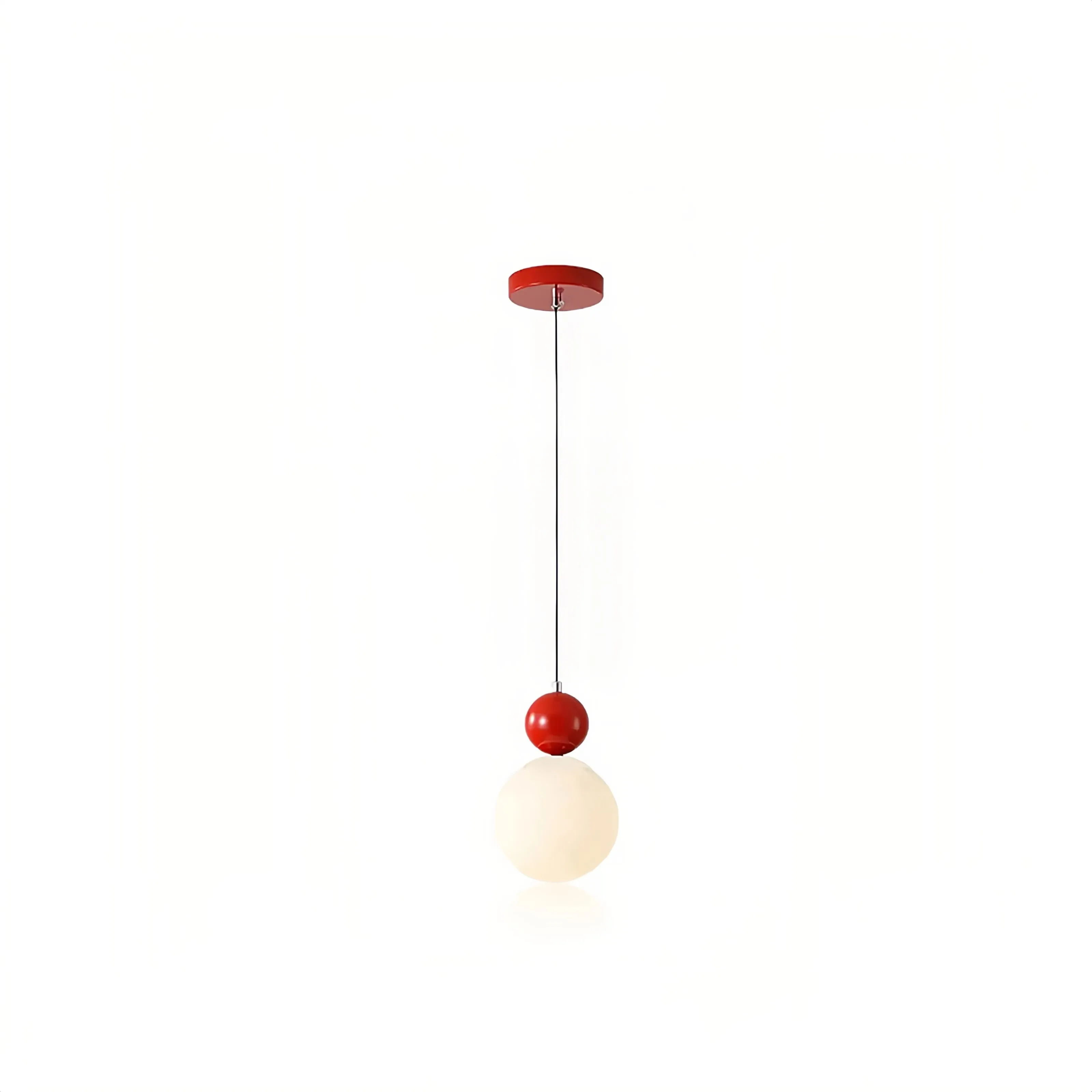 Modern Glass Pendant Light – Minimalist Warm Glow for Dining & Bar S240