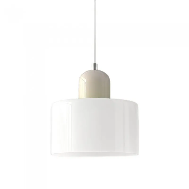 Nordic Morandi Cylinder Glass Pendant Light S66