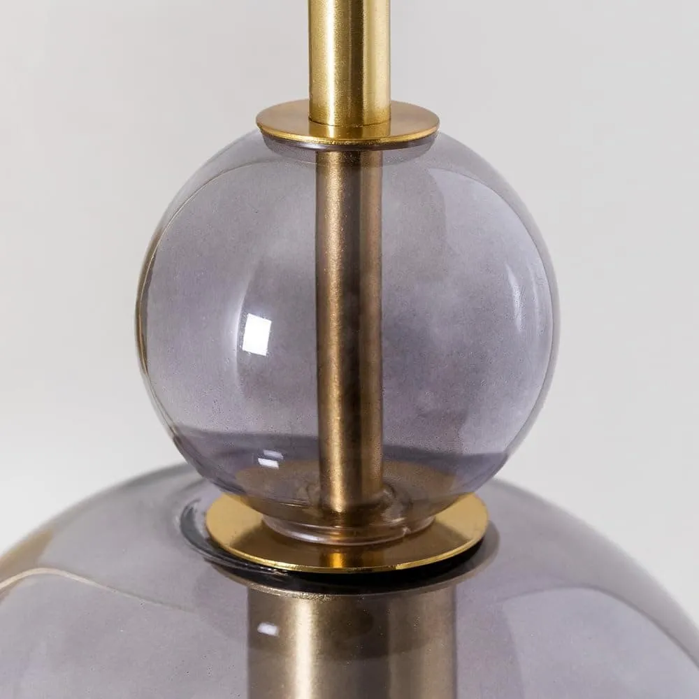 Contemporary Glass Lamp – Soft Glow for Modern Interiors S243