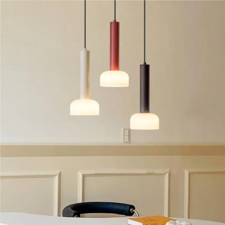 Nordic Macaron Glass Pendant Light S23
